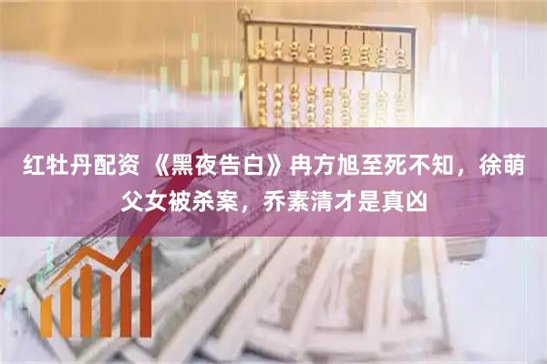 红牡丹配资 《黑夜告白》冉方旭至死不知，徐萌父女被杀案，乔素清才是真凶